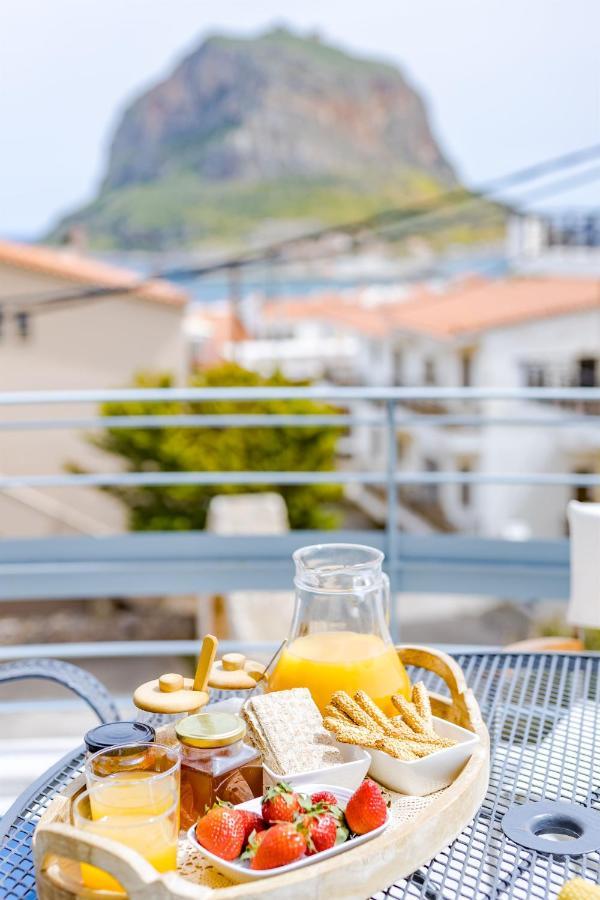 Monemvasia Modern Flat With Panoramic Sea View Monemvasía Exterior foto