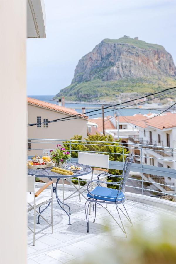 Monemvasia Modern Flat With Panoramic Sea View Monemvasía Exterior foto