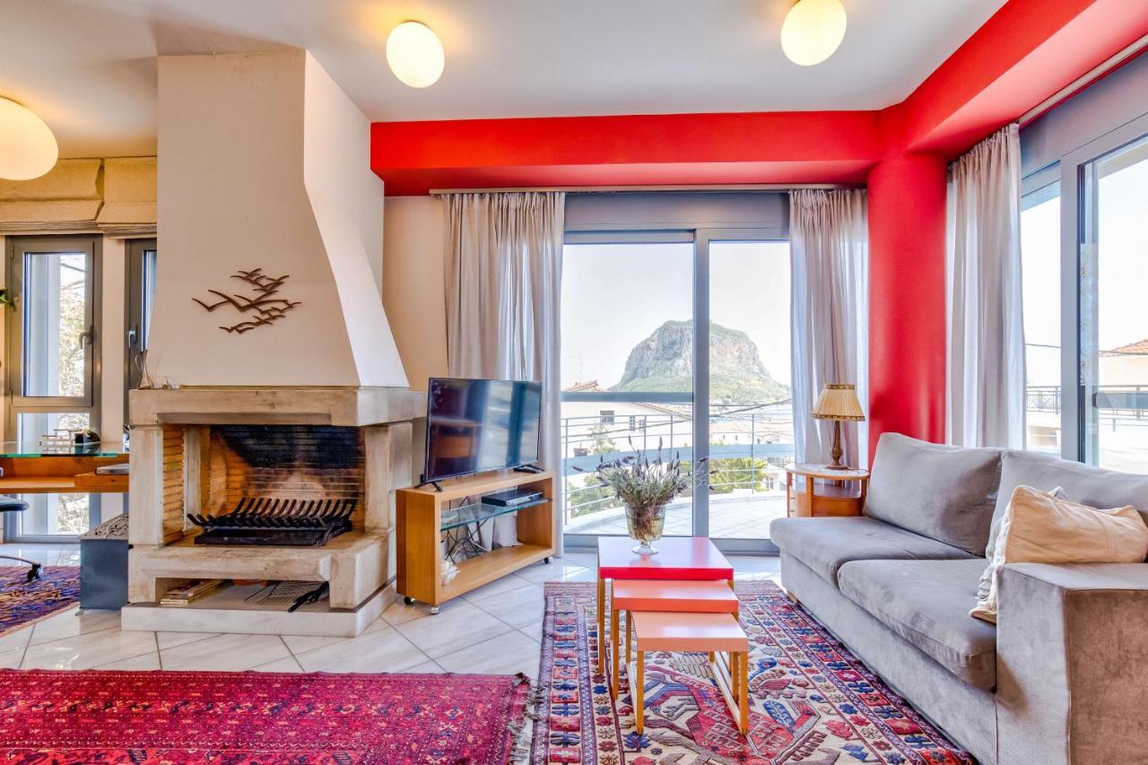 Monemvasia Modern Flat With Panoramic Sea View Monemvasía Exterior foto